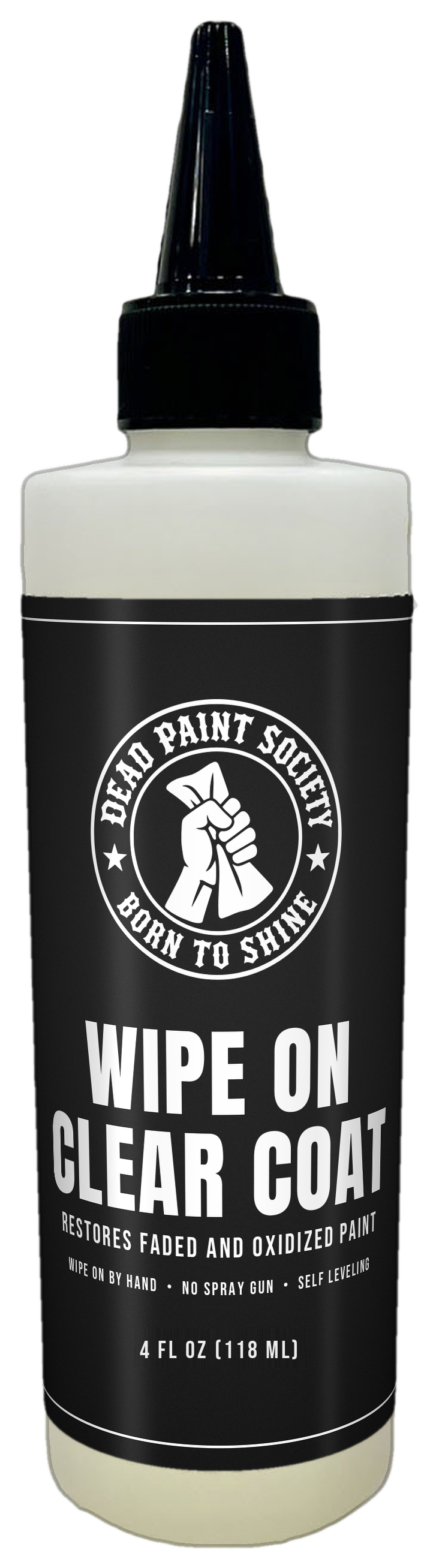 Dead Paint Society Wipe On Clear Coat bottle